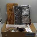 Hadulcet End Table with Charging Station, Couch End Tables Rotating Top Skinny Nightstand with Outlet for Living Room Bedroom Rustic Brown