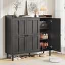 ONBRILL Shoe Cabinet with 3 Doors & Adjustable Shelves for Entryway(Black)ONBRILL Shoe Cabinet with 3 Doors & Adjustable Shelves for Entryway(Black)
30 Pairs Shoe Storage Cabinet, 40 Inch Tall Farmhouse Shoe Rack Shoe Organizer Cabinet for Hallway Living Room Closet
30 Pairs Shoe Storage Cabinet, 40 Inch Tall Farmhouse Shoe Rack Shoe Organizer Cabinet for Hallway Living Room Closet
