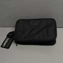 ZEEMO Travel Toiletry Bag for Men, Medium Water-Resistant Double-Sided Full-Open Dopp Kit, Versatile Organizer for Shower and Hygiene Accessories, Bathroom Essentials, Cosmetics, Black