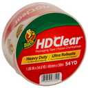 Duck HD Clear Packing Tape - 3 Rolls of Heavy Duty Shipping and Moving Packing Tape - Clear Strong Packaging Tape for Boxes, Packing and Moving Supplies - 1.88 In. x 54.6 Yards (297438)