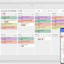 Digital Calendar 10.1 Inch Wall Planner Touch Screen WiFi Smart Electronic Planner with Third-Party Calendar Sync, Chore Tracker, Meal Plan Family Digital Picture Frame Gift for Mom Women wall calendar 2026