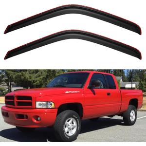 in-Channel Window Visors Rain Guards for 1994-2001 Dodge Ram 1500, Window Wind Deflectors Vent Shades for 94-02 Ram 2500 3500