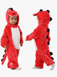 TONWHAR Baby Boy's Girl's Animal Bodysuit Infant And Toddler's Romper Jumpsuit Halloween Costume Partywea, No Size Tag, Length 25"