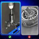 SIXIWANZI 24pc Wheel Bearing Press Kit for Easy Removal & Installation FWD Bearing Press Kit