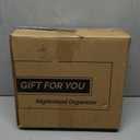 Wood Phone Docking Station with USB Ports and Outlets, Nightstand Organizer with Charging Station, Bedside Organizer with Drawer for Watch & Accessories, Christmas Anniversary Birthday Gifts for Men