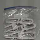 4 Packs U-Shaped Sliding Cabinet Locks, Baby Proofing Cabinets with Adjustable Child Safety Lock, Childproof Latches for Knobs, Handles on Kitchen Doors and Home Drawers Closet 1- White