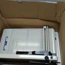 HFS(R) Heavy Duty Guillotine Paper Cutter 400 Sheet Capacity | Solid Steel Construction (A4-12'' Paper Cutter)