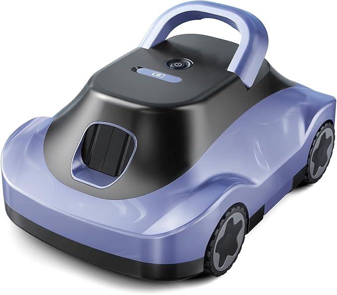 C5 Cordless Robotic Pool Cleaner with 180-Min Runtime, 2.7L Large-Capacity Filter Basket, Self-Parking & Lightweight Design, for Above-Ground & In-Ground Pools up to 2,200 Sq.Ft (Lilac)