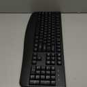 EDJO Wireless Keyboard, 2.4G Ergonomic Full Size Wireless Computer Keyboard with Wrist Rest for Windows, Mac OS Desktop/Laptop/PC White