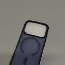 Miracase Magnetic for iPhone 17 Pro Case 6.3" with Screen Protector, [Compatible with MagSafe] Military-Grade Protection, Anti-Fingerprint, Slim Thin Phone Case for 17 Pro Cover, Dark Blue