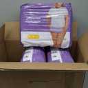 Amazon Basics Incontinence Underwear for Women, Protective, Disposable, Postpartum, Maximum Absorbency, X-Large, Lavender, 48 Count (3 Packs of 16)