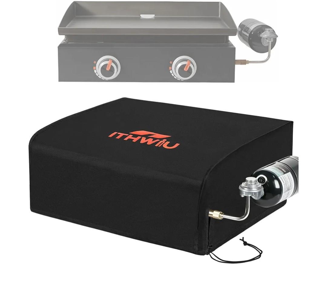 " Griddle Cover- Exclusively Compatible with Blackstone 22" Tabletop Griddle Without Hood, Water Resistant 600D Polyester UV & Fade Resistant Protective Heavy Duty Flat Top Gas Grill Cover