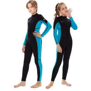 Hevto Kids Wetsuit for Boys Girls Toddler Youth 3/2mm Neoprene Full Wet Suits in Cold Water for Swimming Surfing Diving, 3