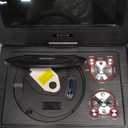 11.5" Portable DVD Player with 9.5" Swivel Screen, 5-Hours Rechargeable Battery, Car DVD Player for Kids, Support CD/DVD/SD Card/USB, Regions Free, Dual Speakers, Black