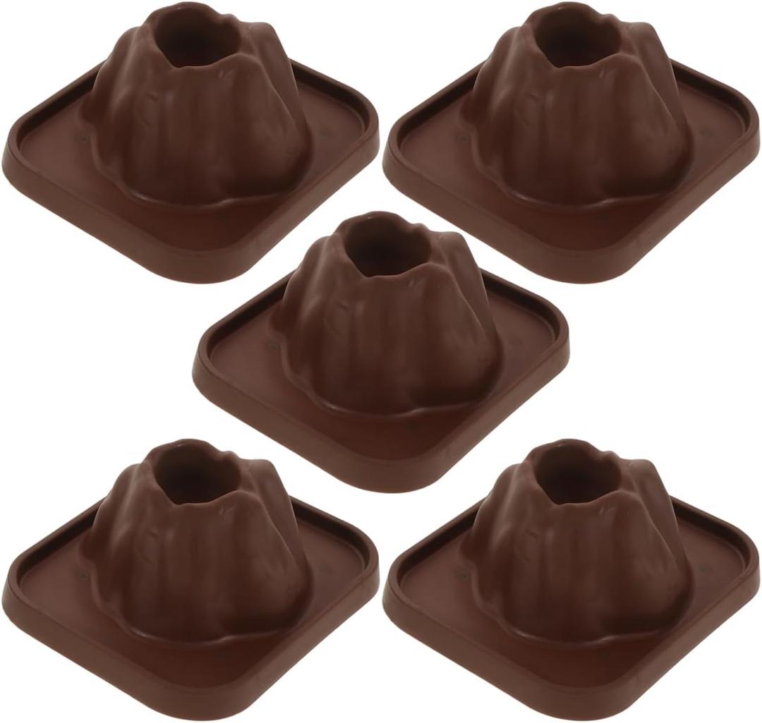 Toddmomy 5Pcs Volcanic Model Volcano Science Kit Eruption Toy DIY Demonstration Props Educational Craft Kits (15.00X12.00X6.50CM)