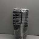 Amyhill 10 Pcs Small Garbage Can 2 Gallon Plastic Garbage Can Small Waste Basket for Bathroom Office Kitchen Living Room Bedroom Home Under Desk (Black)