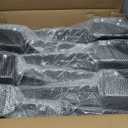 Sekcen 6 Pcs Fence Post Anchor Ground Spike 4x4 Metal Post Stake 24 Inch for Mailbox Deck Railing Black