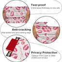 JinRuiKJ Thank You Poly Mailer 6x9 - 100 Pack - Strong Thick Self Adhesive Mailing Bags - Cute Packaging Bags for Small Business - Red Lips Printed