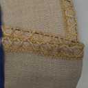 Phantoscope Pack of 2 Farmhouse Decorative Solid Throw Decorative Pillow Cover Burlap Linen Trimmed Tailored Edges Beige 20 x 20 inches, 50 x 50 cm