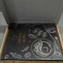 Recipe Binder 8.5x11 3 Ring, Recipe Book to Write in Your own Recipes, Full Page Recipe Binder with Plastic Sleeves, Blank Recipe Cards and Dividers (Blackboard Painting)