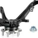 Front Left Steering Knuckle & Wheel Bearing Hub Assembly for Ford Fusion 2006-2012, Mercury Milan 2006-2011, Lincoln MKZ 2007-2012, Zephyr 2006, 698-409 698409, Driver Side