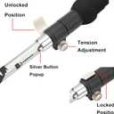 Aluminum Collapsible Ultralight Travel Trekking Hiking Pole for Men and Women (Fits 5'3" - 6'2") (1 PC(1 Pole), Silver)