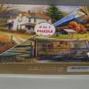 2 Pack 300 Pieces Puzzle for Adults,Autumn Puzzle Farm Jigsaw Puzzles 300 Pieces for Adults Kids Seniors Countryside Jigsaw Puzzle Premium Cardboard Puzzles for Tabletop Family Activity Gift