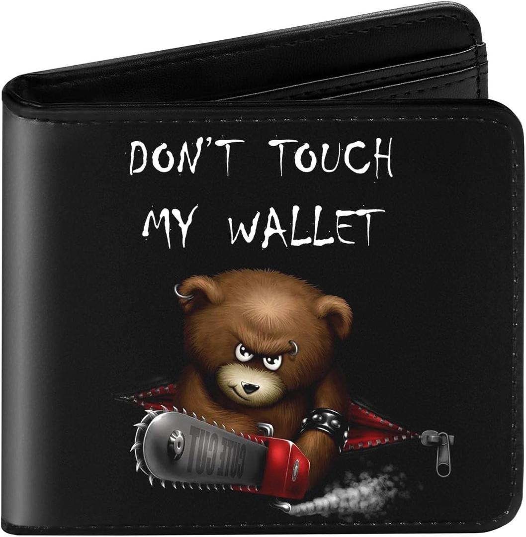 Amutta Kids Wallet for Boys, Cool Teen Boys Wallet for Kids Ages 4-5-6-7-8-9-10-11-12-13-14-15-16, Leather Wallet for Teen Boy, Bifold Bi Fold Teenage Teenager Youth Child Gift for Christmas Birthday