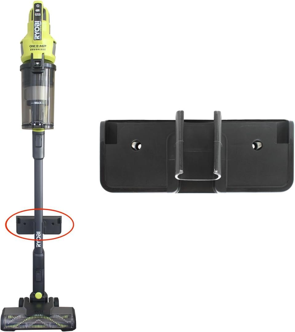 AppliaFit Wall Mount Compatible with Select Ryobi One 18V Stick Vacuums Including Models PCL720, PBLSV716, PBLSV717