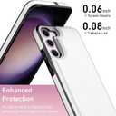 Goodon for Samsung Galaxy S23 Case Wallet - Flip Folio Leather Cover with Trendy Design, 3 Card Slots & Kickstand Function, Stylish Protective Phone Case for Women and Girls - White