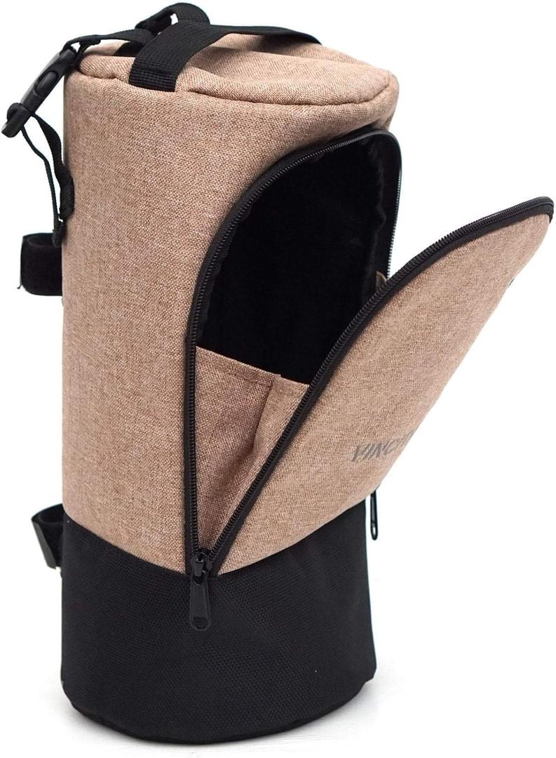 Vincita Nova Saddle Bag Bicycle Strap-on Seat Pack Bag For Folding Bike - Spacious Saddle Bag, Designed To Fit Under The Seat Of Your Folding Bike,With Wide Zipper Opening Panel (Light Brown)