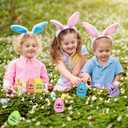 3 x 6 Pack Easter Egg with Parachute Toy for Kids Girls Boys Easter Basket Stuffers Gifts