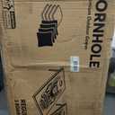 Regulation Cornhole Board Set - Premium Solid Wood,8 Cornhole Bags