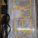 Open Signs for Business Ultra Bright LED Neon Open Signs 16 Inch Plug In Electric Light Up Open Sign with ON/OFF Switch for Business Storefront Window Glass Door Shop Florists Bar Salon Cafes Pubs (White/Yellow)