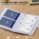 Butterfly Card Book Holder Organizer for Women,Colorful Business Card Holder,PU Leather Business Card Case Color Printing Pattern Stylish Name Card and Credit Card Holder (CelestialFlutter)