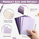 Eaasty 50 Pcs Mini Notebooks Bulk Small Pocket Notepads Journals Lined Paper Gradual Cover Paper for Coworkers Nurse Teacher Employee Office Social Worker (Purple)