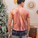 Goodstoworld Unisex 3D Fake Abs T Shirts Shredded Chest Printed Short Sleeve Costume Novelty Tees Shirt (L)