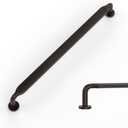 Amerdeco 10 Pack Oil Rubbed Bronze Cabinet Pulls 6.3 Inch(160mm) Hole Centers Kitchen Cabinet Handles Solid Zinc Alloy Cabinet Hardware Drawer Pulls ZH0051