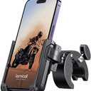 Lamicall Motorcycle Phone Mount Holder - [Camera Friendly] [1s Lock] Bike Phone Holder Handlebar Clamp, Bicycle Scooter Phone Clip, for iPhone 16 Pro Max, 15 14 13, Galaxy S25 Ultra, 4.7-7" Phones
