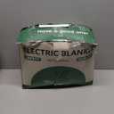 Electric Blanket Twin Size Heated Blanket - 62x84 inch Heating Blanket Twin with 5 Heat Levels & 10 Hours Auto-off, Cozy Flannel and Sherpa Fleece Heated Blankets Machine-washable, Warming Gift (Grey)