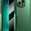 Diaclara Designed for iPhone 13 Pro Max Case, [with Privacy Screen Protector] [Anti Spy] [Military Grade Drop Protection] Heavy Duty Full-Body Shockproof Phone Case, Green