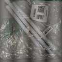 2 Pack White Tension Curtain Rod for Windows 28 to 48 inch, Adjustable Expandable Pressure Spring Curtain Rod No Drilling, 7/8" Curtain Rod for Bedroom Doorway Closet Door