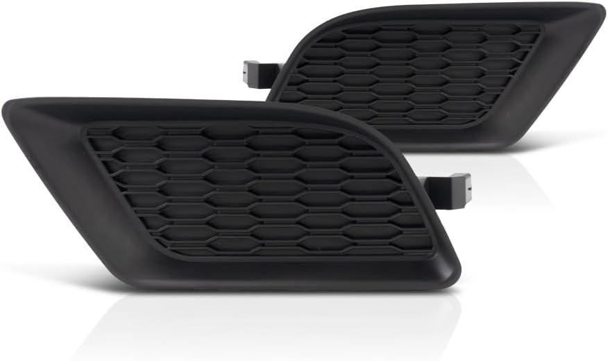 For Dodge Charger Fog Light Cover 2011 12 13 2014 Driver and Passenger Side Pair/Set | Black | SE/SXT | Cover | CH1038131 + CH1039131 | 68092571AA + 68092570AA