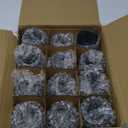 DARJEN Blue Glass Votive Candle Holders Set of 24 - Round Tea Lights for Wedding, Shower, Party & Gift