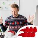 6 Sets Lucky Red Cardinal Bid with Card and Gift Box - Small Good Luck Charms Ornament Christmas Cardinals Decor, Memorial Sympathy Gifts for Women Men