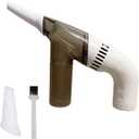 Electric Bead Sucker Bug Vacuum Machine Hand Held Vacuums Tiny Car Vacuum Handheld Bead Suction Machine for Jewelry Making (White)