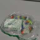 Zonon 64 Pcs Board Games Pieces Multicolor Plastic Pawn Chess Pieces, 1 Inch Tabletop Bulk for Board Component Tabletop Markers Accessories