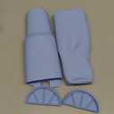 2-in-1 Inner Cup Tray for Stanley 40 OZ, Silicone Cup Divider for Stanley Accessory Dual-sided Drink, Reusable Liner Tray Two Drinks in One Cup (Blue)