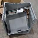 Safco Products 1870GR Steel Machine Stand with Double Doors and Drawer, Gray