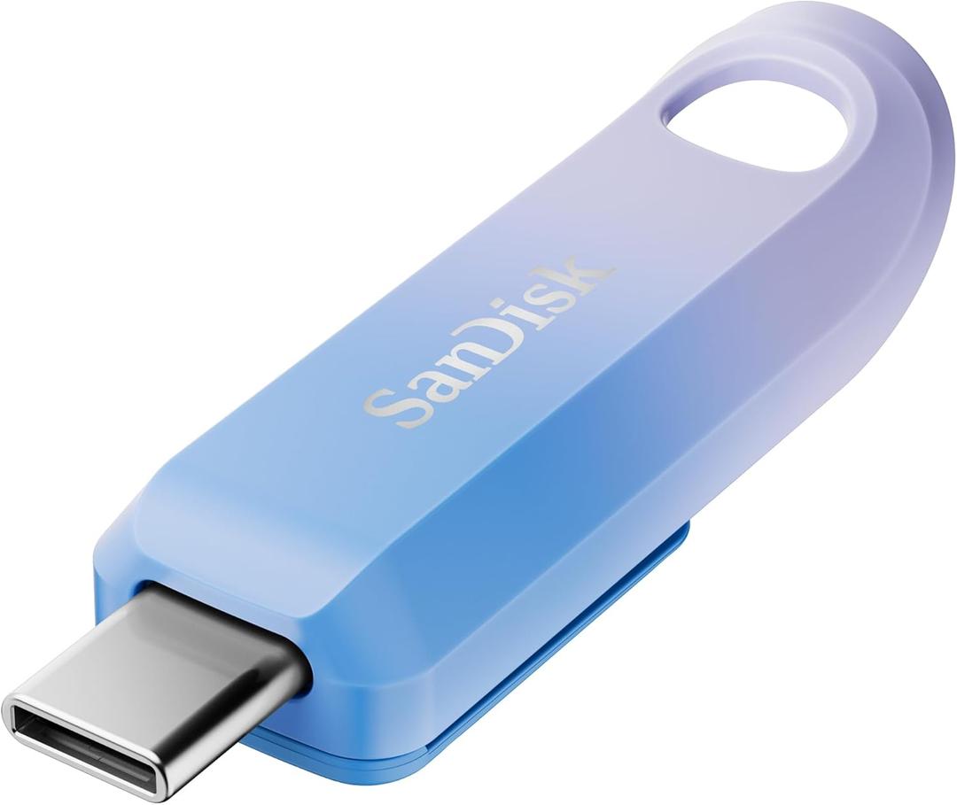 SanDisk 512GB Creator USB-C Flash Drive - Up to 400MB/s, USB Type-C - Compatible with Laptops and Tablets -3 Months of Adobe Lightroom Included - SDCZ75C-512G-G46